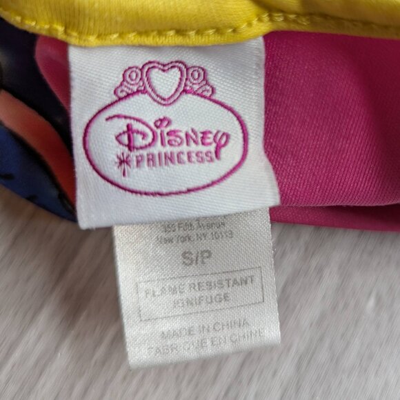 Disney Princess Pink Nightgown with Yellow Trim Girls Size Small - Picture 8 of 10